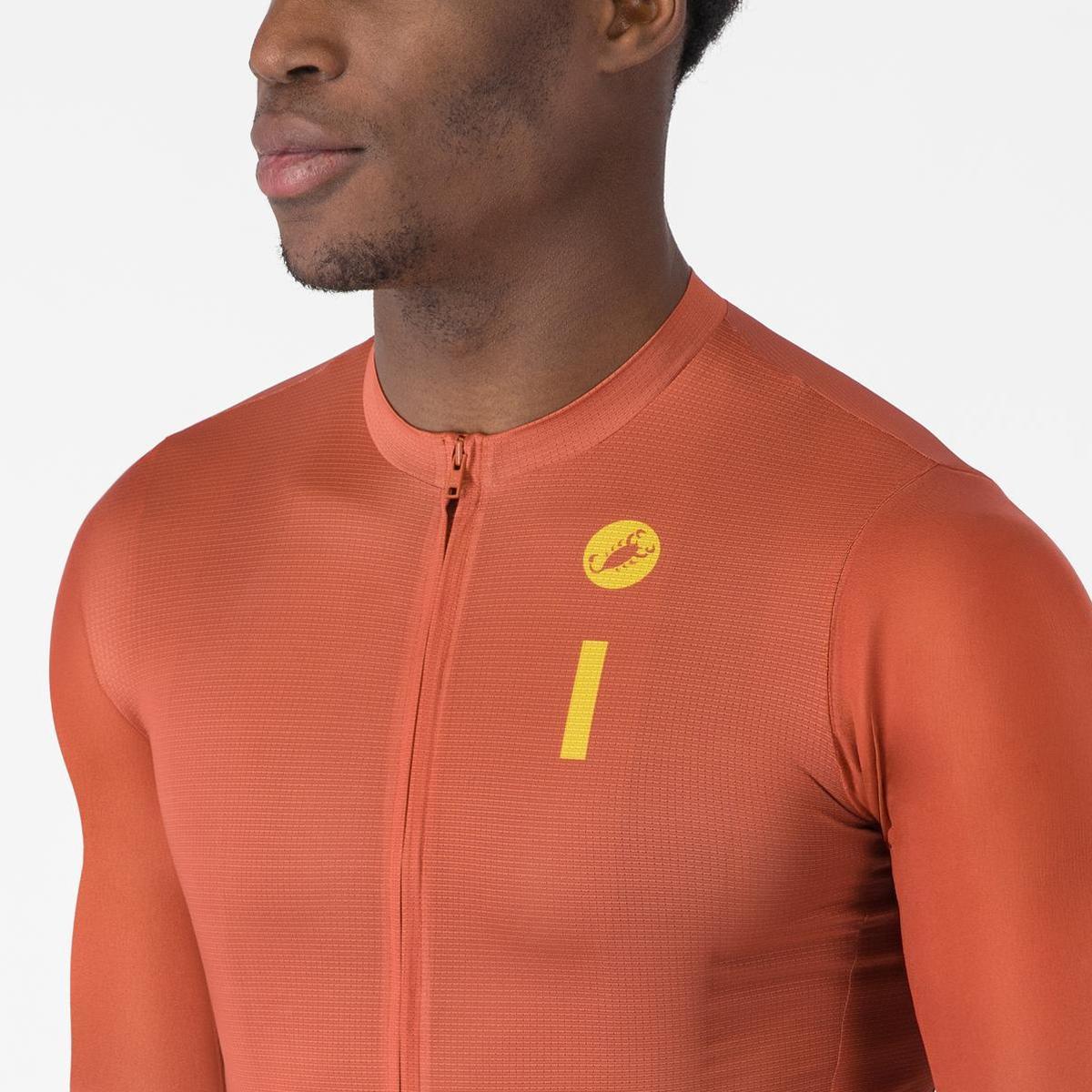 Camisola Desportiva de Ciclismo Drittone Logo Vermelho-3