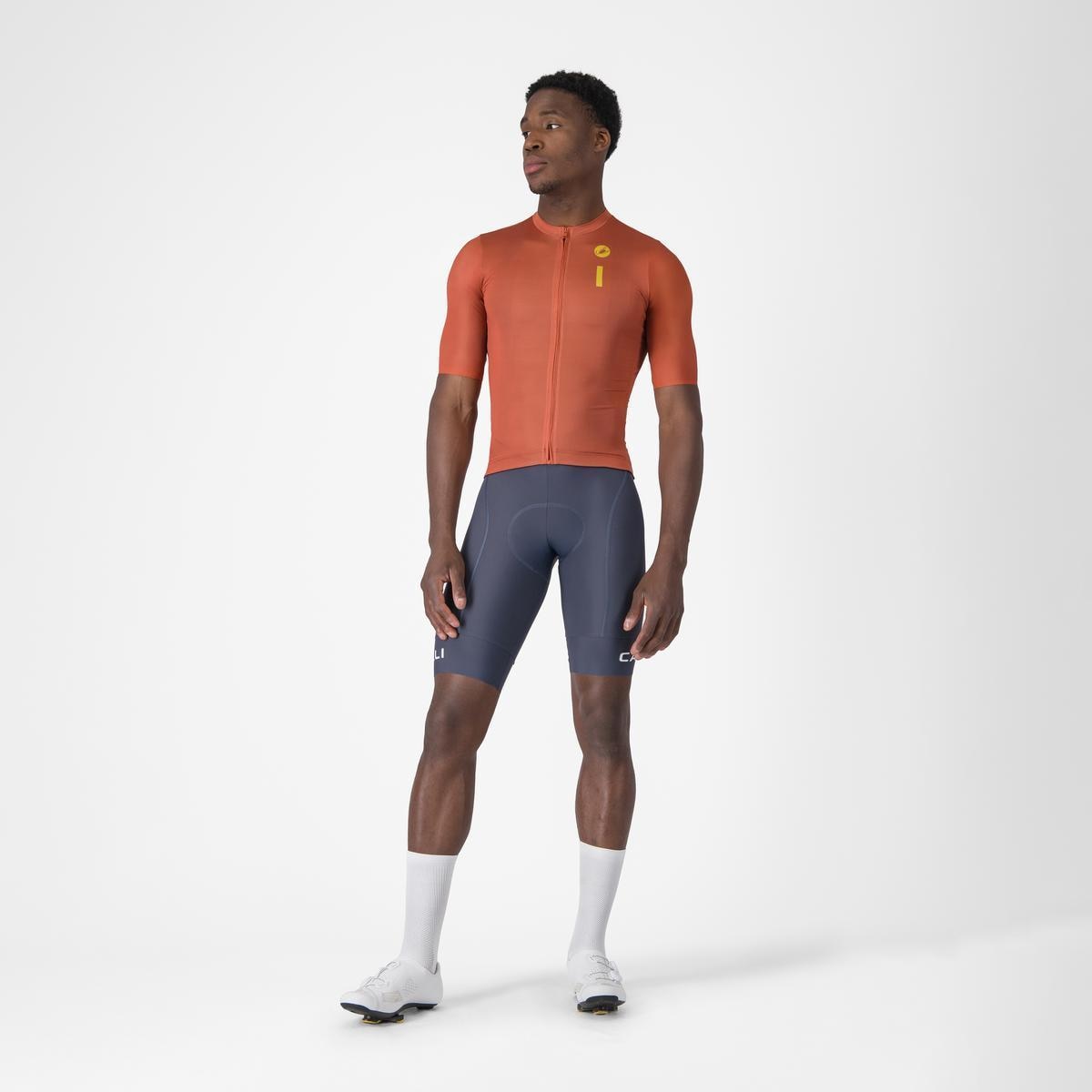 Camisola Desportiva de Ciclismo Drittone Logo Vermelho-6
