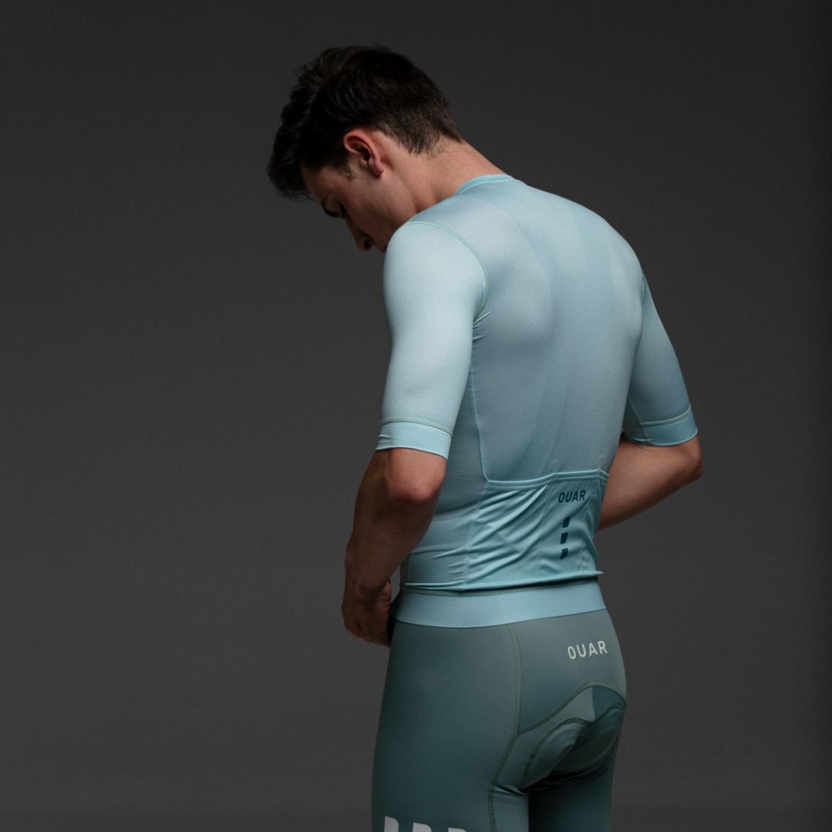 Maillot de ciclismo Unisex Dusty Moss Evo OUAR - Verde / Azul Verde / Azul-6