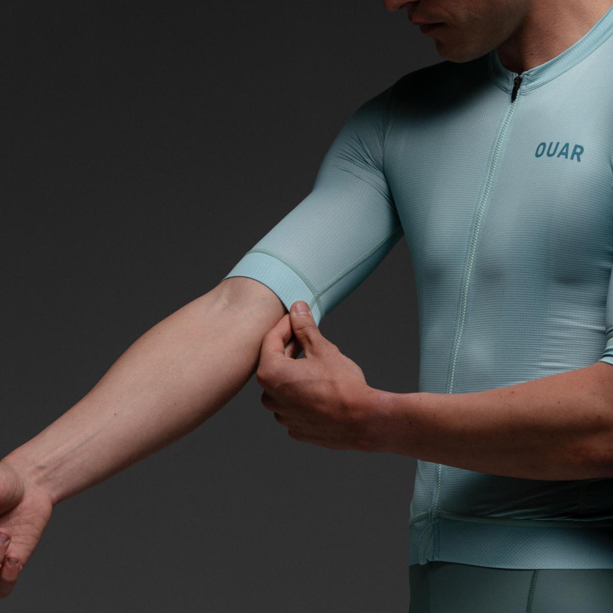 Maillot de ciclismo Unisex Dusty Moss Evo OUAR - Verde / Azul Verde / Azul-8
