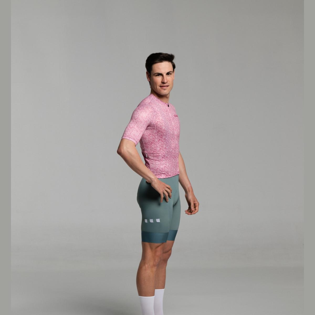 Maillot de ciclismo Unisex Pink Pixel SIGNATURE OUAR - Rosa / Blanco Rosa / Blanco-2