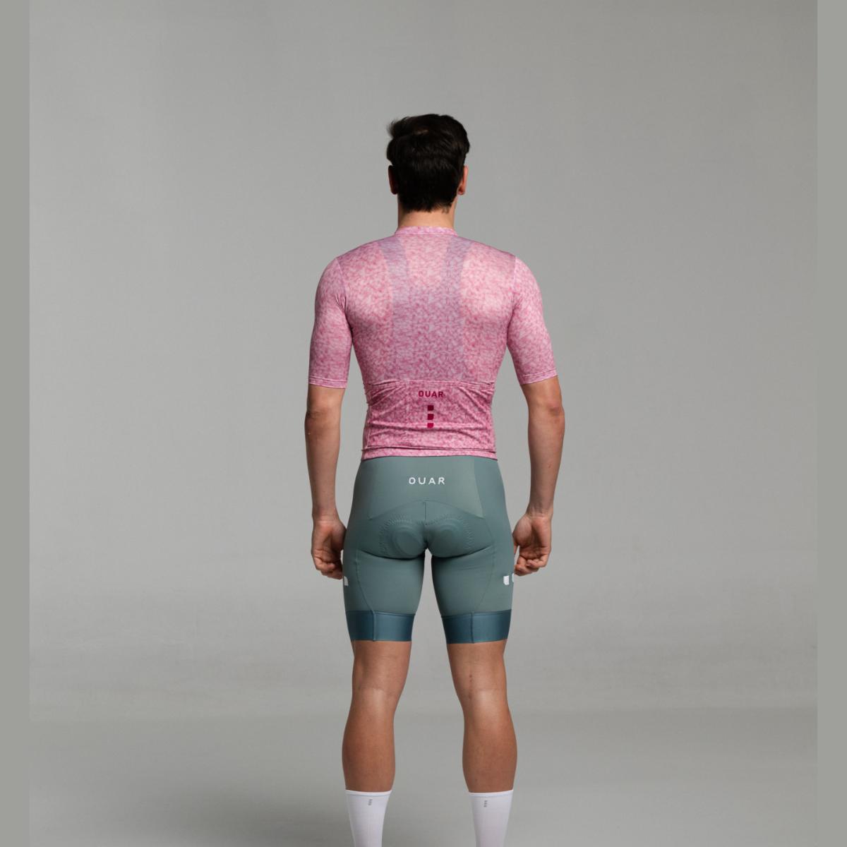 Maillot de ciclismo Unisex Pink Pixel SIGNATURE OUAR - Rosa / Blanco Rosa / Blanco-3