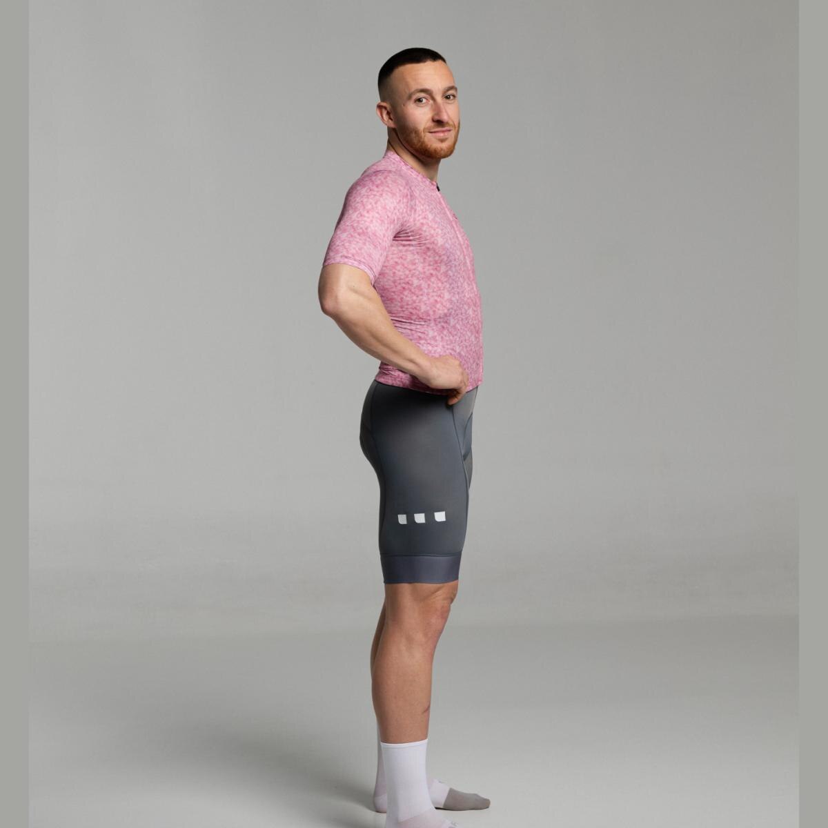 Maillot de ciclismo Unisex Pink Pixel SIGNATURE OUAR - Rosa / Blanco Rosa / Blanco-12
