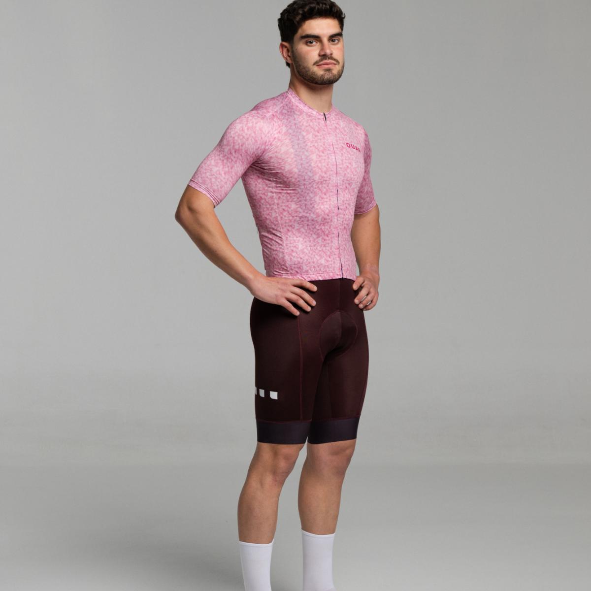 Maillot de ciclismo Unisex Pink Pixel SIGNATURE OUAR - Rosa / Blanco Rosa / Blanco-15