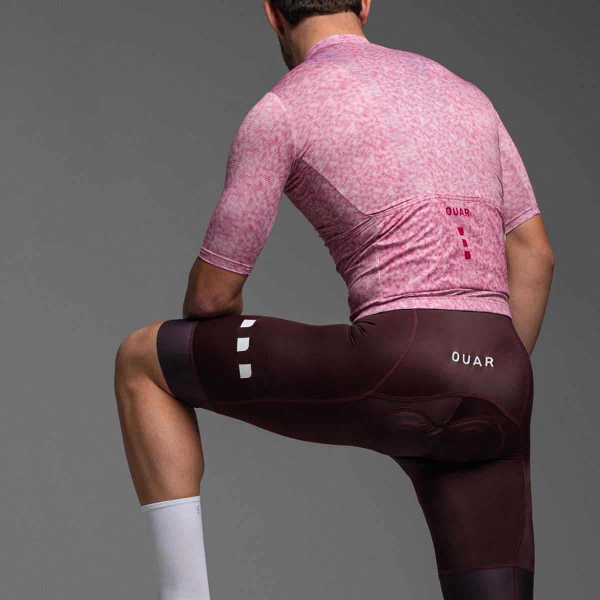 Maillot de ciclismo Unisex Pink Pixel SIGNATURE OUAR - Rosa / Blanco Rosa / Blanco-19