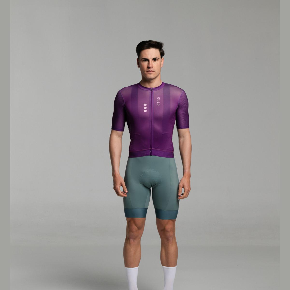 Imagen 0 de Maillot de ciclismo Unisex True Purple AERYS OUAR Morado
