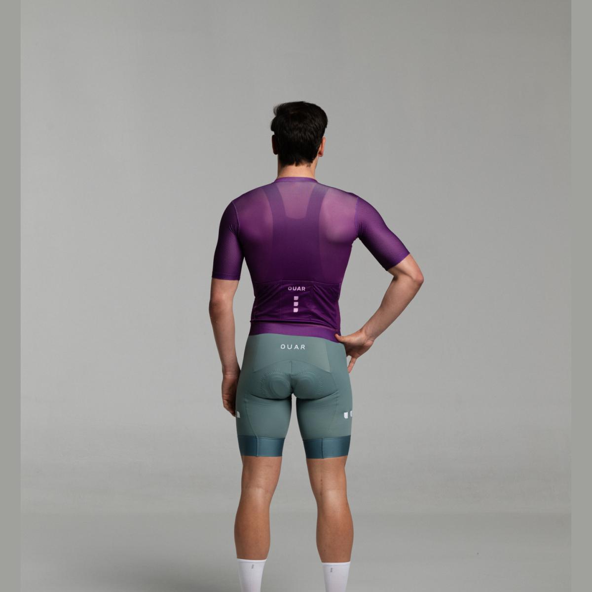 Maillot de ciclismo Unisex True Purple AERYS OUAR - Morado Morado-3