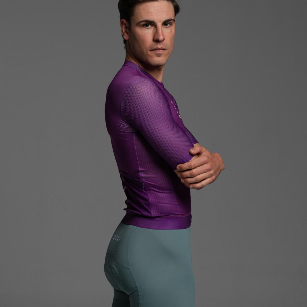Maillot de ciclismo Unisex True Purple AERYS OUAR - Morado Morado-4