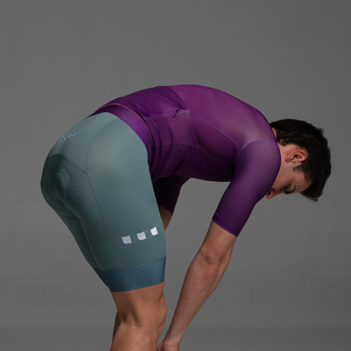 Maillot de ciclismo Unisex True Purple AERYS OUAR - Morado Morado-5