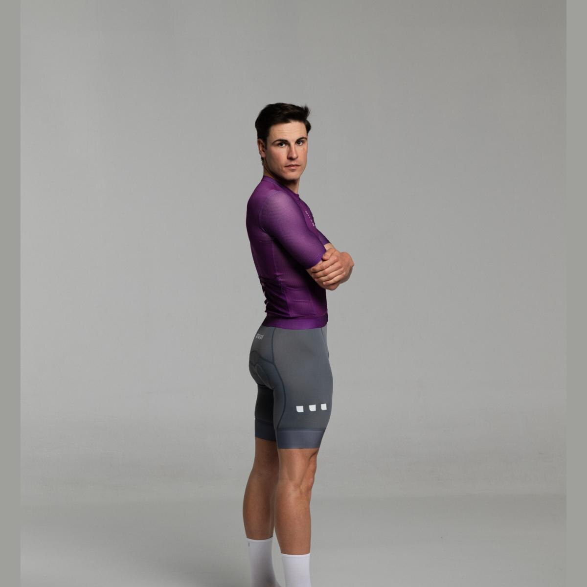 Maillot de ciclismo Unisex True Purple AERYS OUAR - Morado Morado-11
