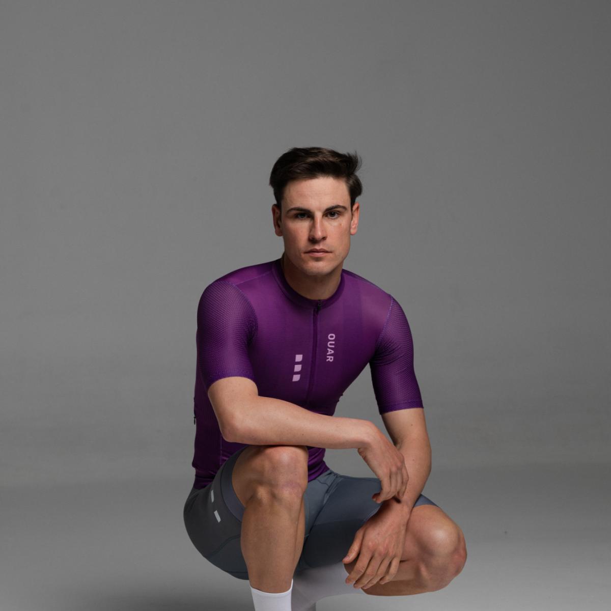 Maillot de ciclismo Unisex True Purple AERYS OUAR - Morado Morado-13