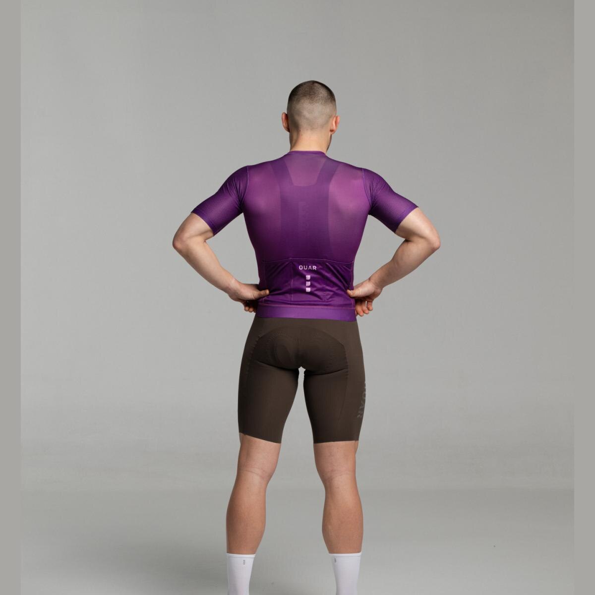 Maillot de ciclismo Unisex True Purple AERYS OUAR - Morado Morado-17