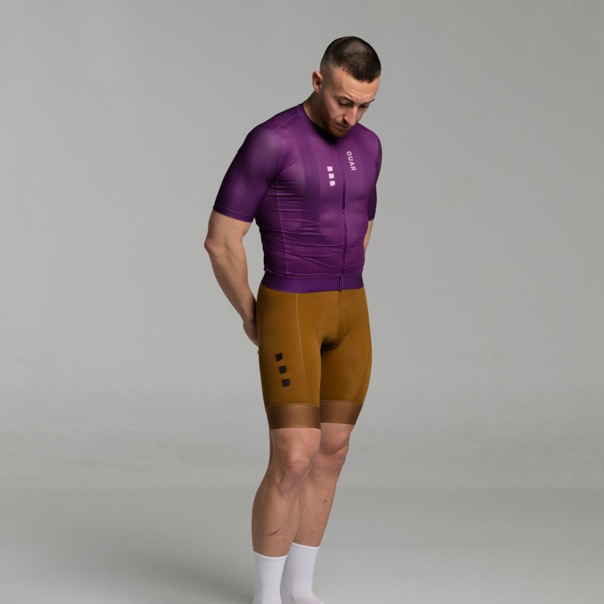 Maillot de ciclismo Unisex True Purple AERYS OUAR - Morado Morado-20