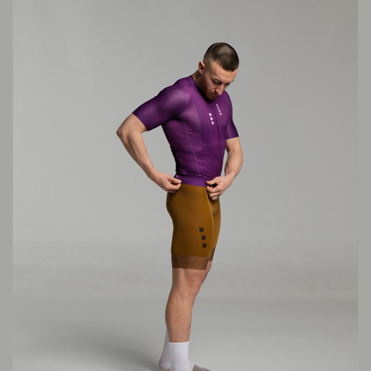 Maillot de ciclismo Unisex True Purple AERYS OUAR - Morado Morado-21