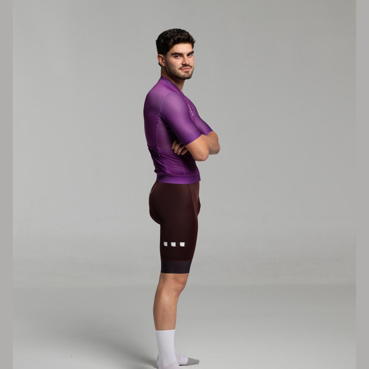 Maillot de ciclismo Unisex True Purple AERYS OUAR - Morado Morado-31