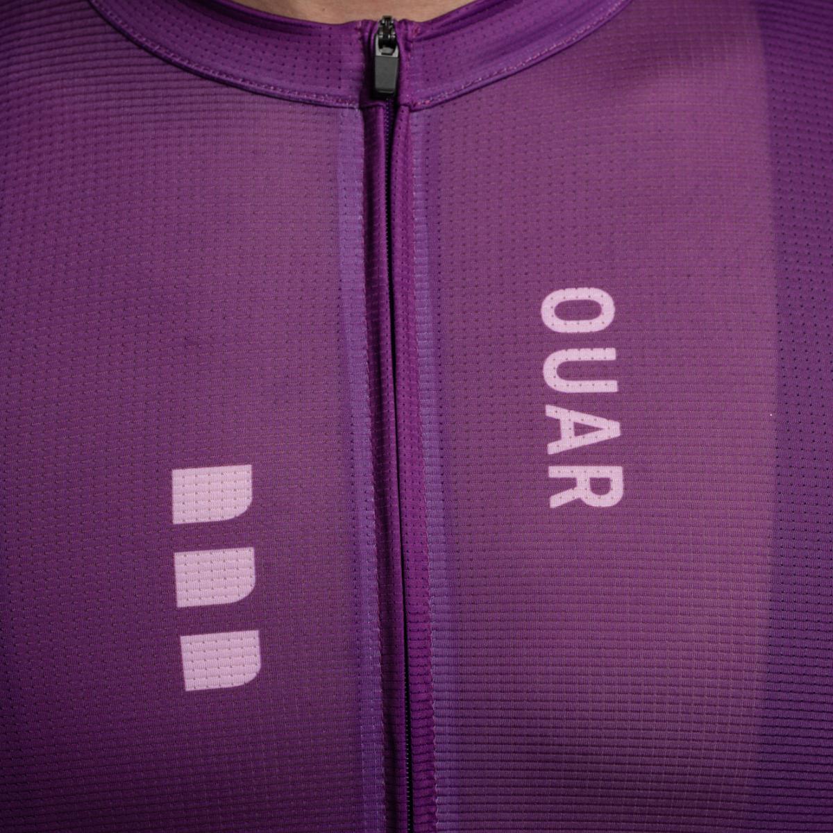 Maillot de ciclismo Unisex True Purple AERYS OUAR - Morado Morado-33