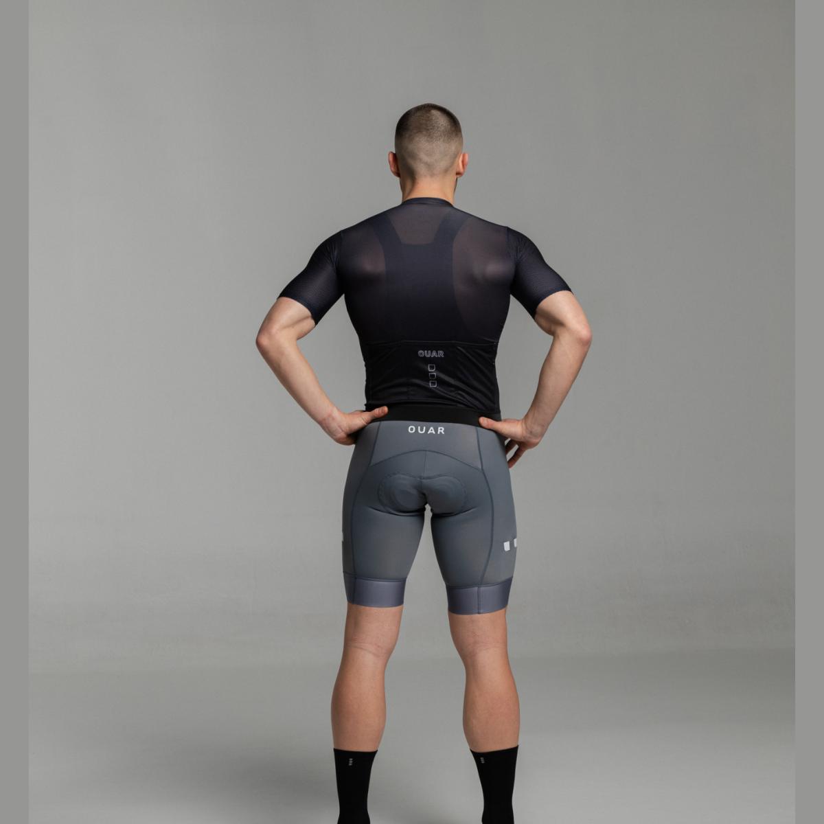 Maillot de ciclismo Unisex Pure Black AERYS OUAR - Negro Negro-3