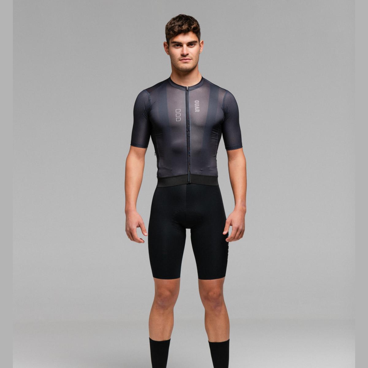 Maillot de ciclismo Unisex Pure Black AERYS OUAR - Negro Negro-9