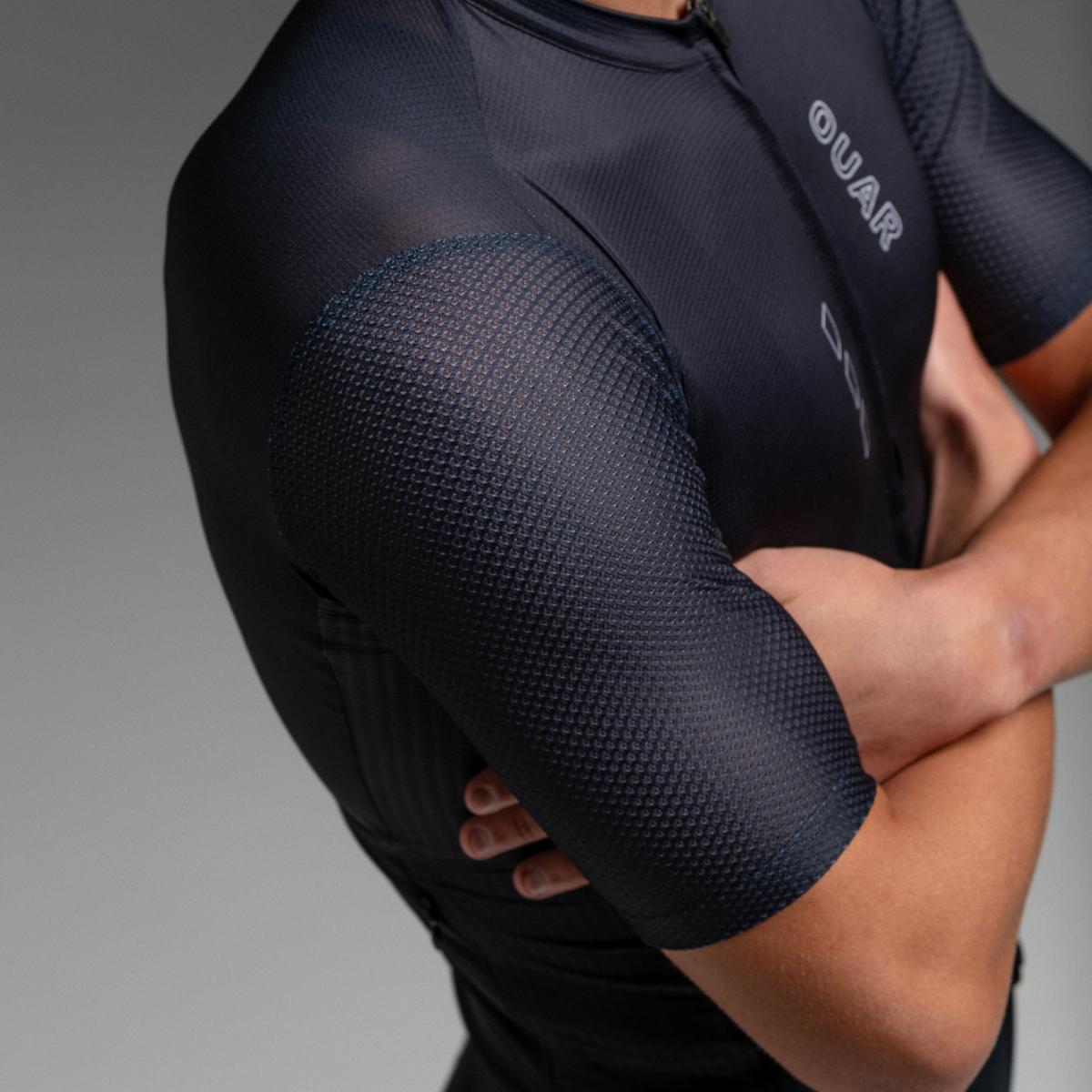 Maillot de ciclismo Unisex Pure Black AERYS OUAR - Negro Negro-13