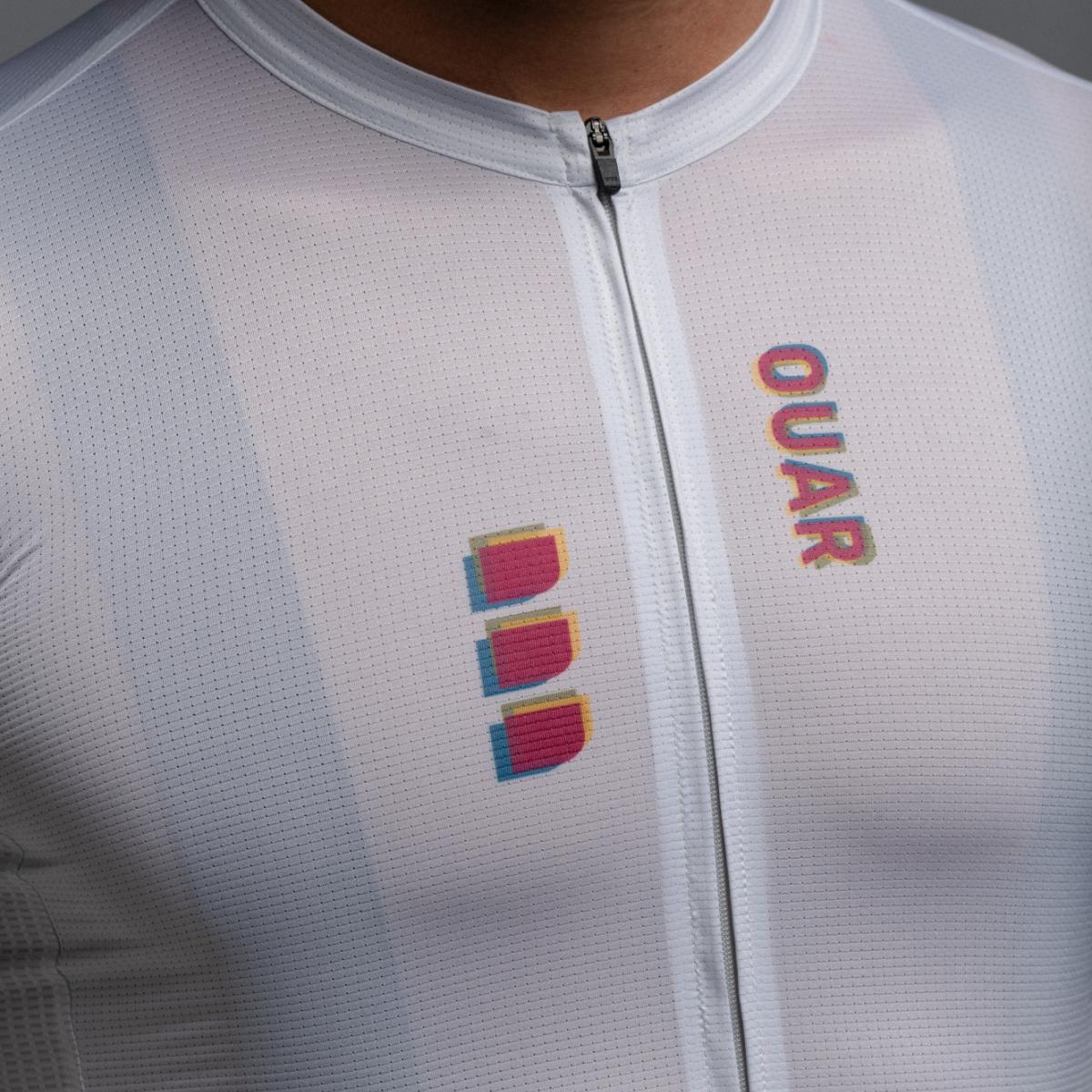 Imagen 4 de Maillot de ciclismo Unisex Pure Black AERYS OUAR - Blanco roto Blanco roto
