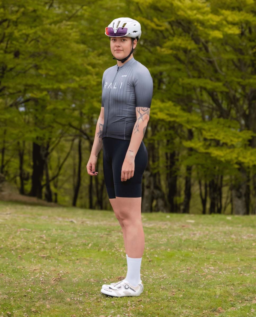 Camisola Desportiva de Ciclismo Unissexo Rali X Event Cinzento-3