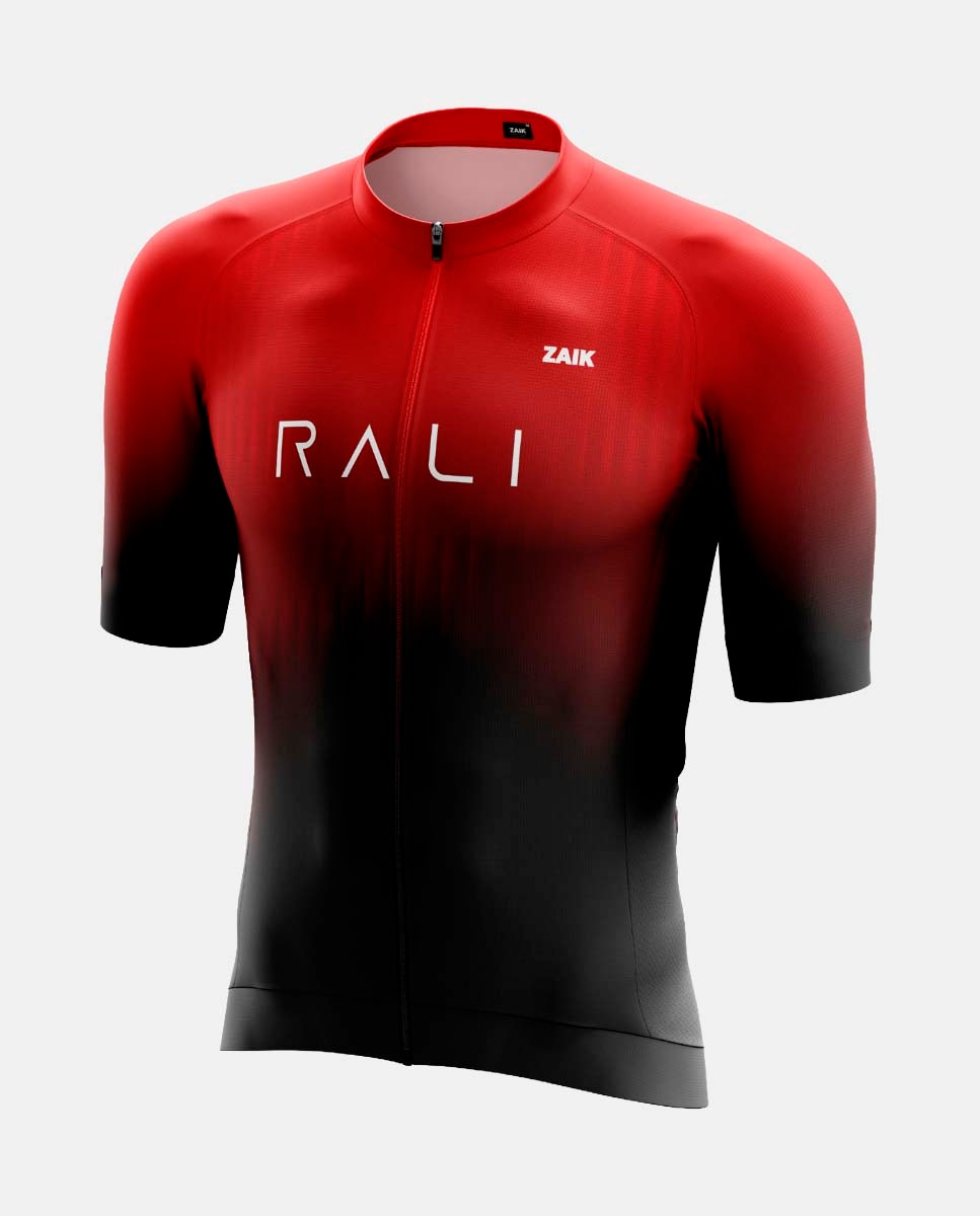 Camisola Desportiva de Ciclismo Unissexo Rali X Event Vermelho / Preto-2