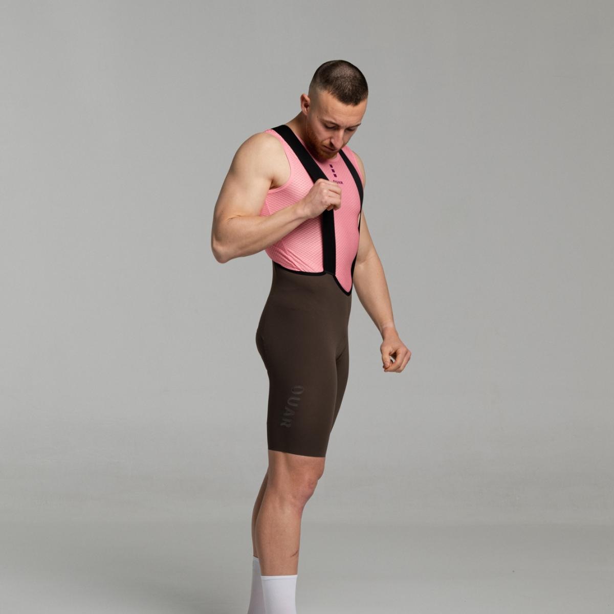 Culotte de ciclismo de Hombre Cocoa AERYS OUAR - Marrón Marrón-2