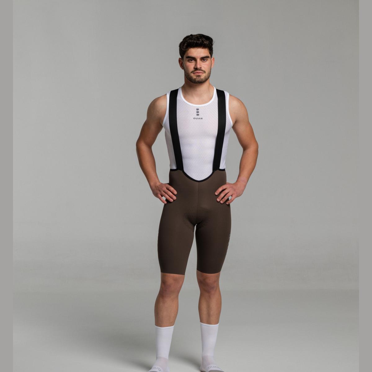 Culotte de ciclismo de Hombre Cocoa AERYS OUAR - Marrón Marrón-7