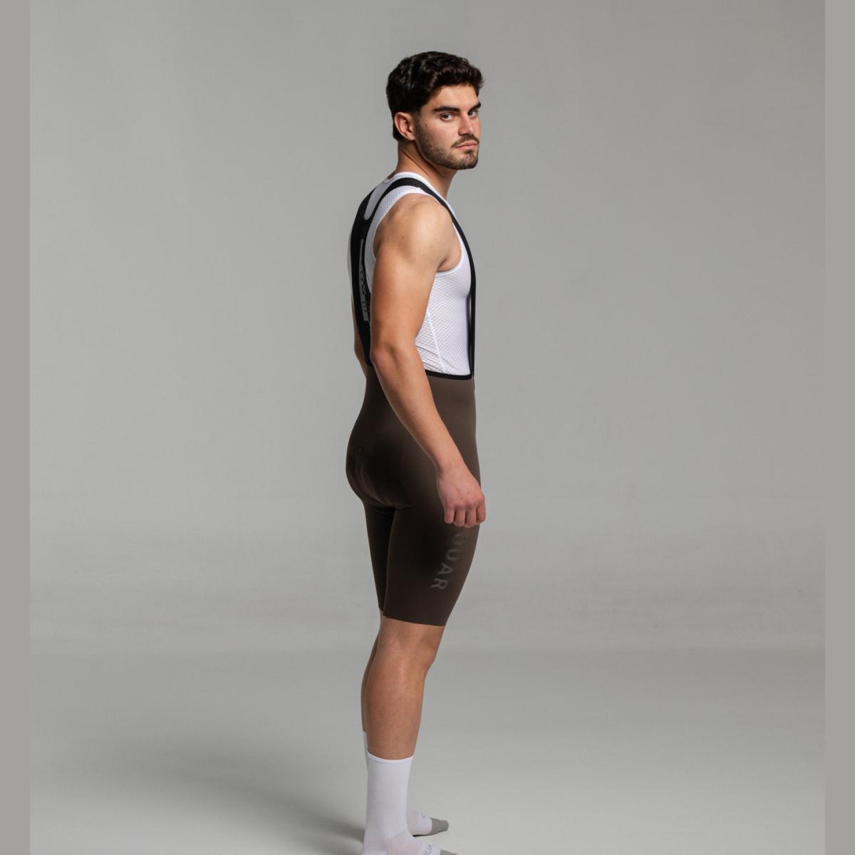 Culotte de ciclismo de Hombre Cocoa AERYS OUAR - Marrón Marrón-9