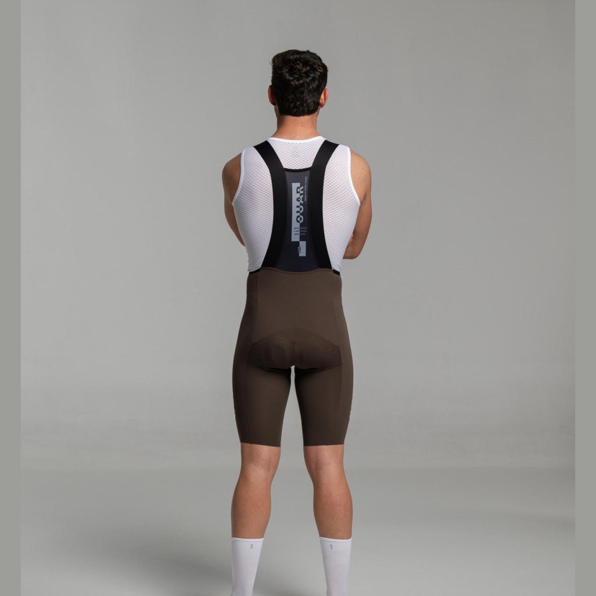 Culotte de ciclismo de Hombre Cocoa AERYS OUAR - Marrón Marrón-10