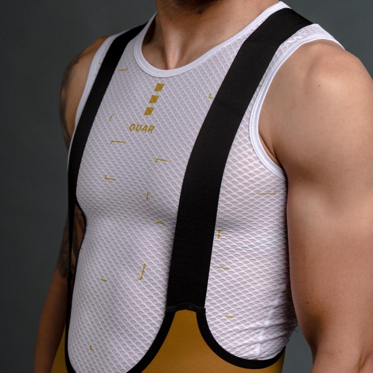 Culotte de ciclismo de Hombre Terroir EVO OUAR - Amarillo / Marrón Amarillo / Marrón-5