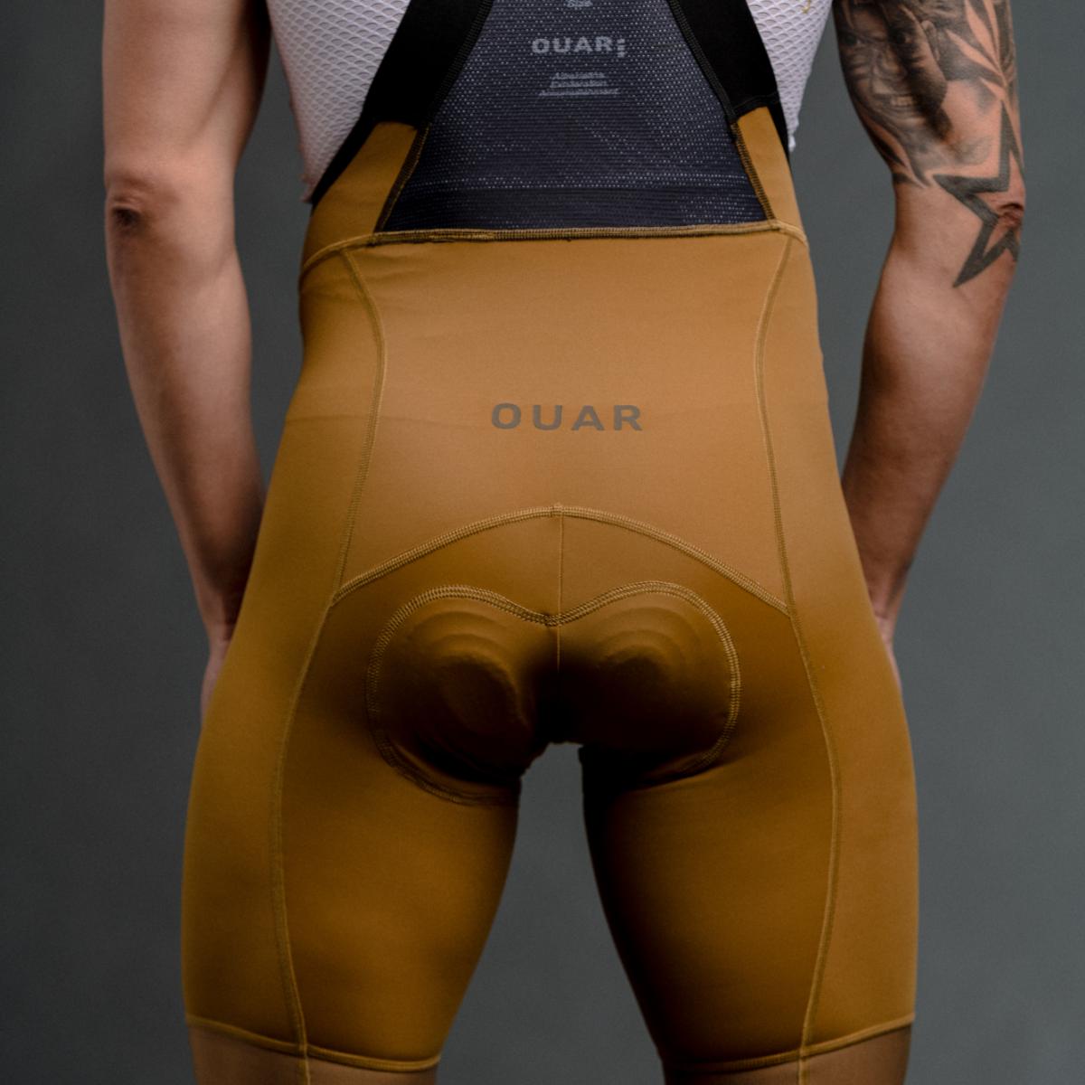 Culotte de ciclismo de Hombre Terroir EVO OUAR - Amarillo / Marrón Amarillo / Marrón-7