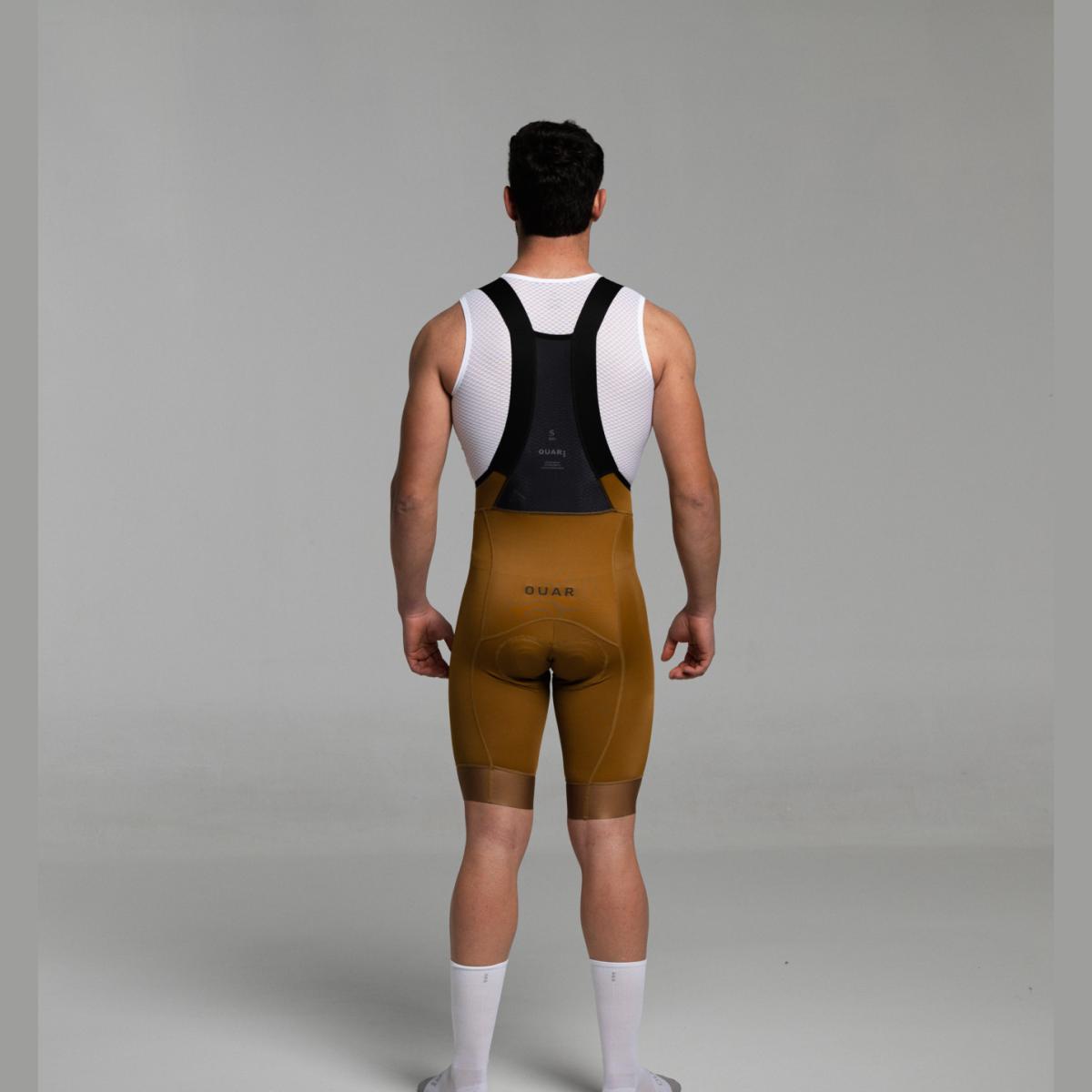 Culotte de ciclismo de Hombre Terroir EVO OUAR - Amarillo / Marrón Amarillo / Marrón-10