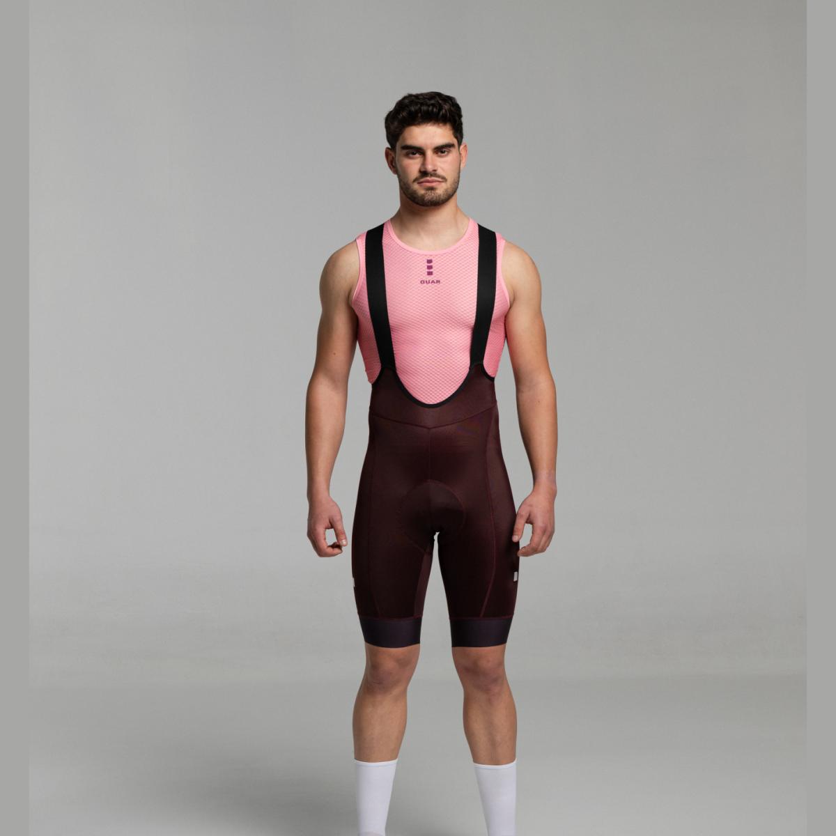 Imagen 0 de Culotte de ciclismo de Hombre Dark Burdeos EVO OUAR Burdeos