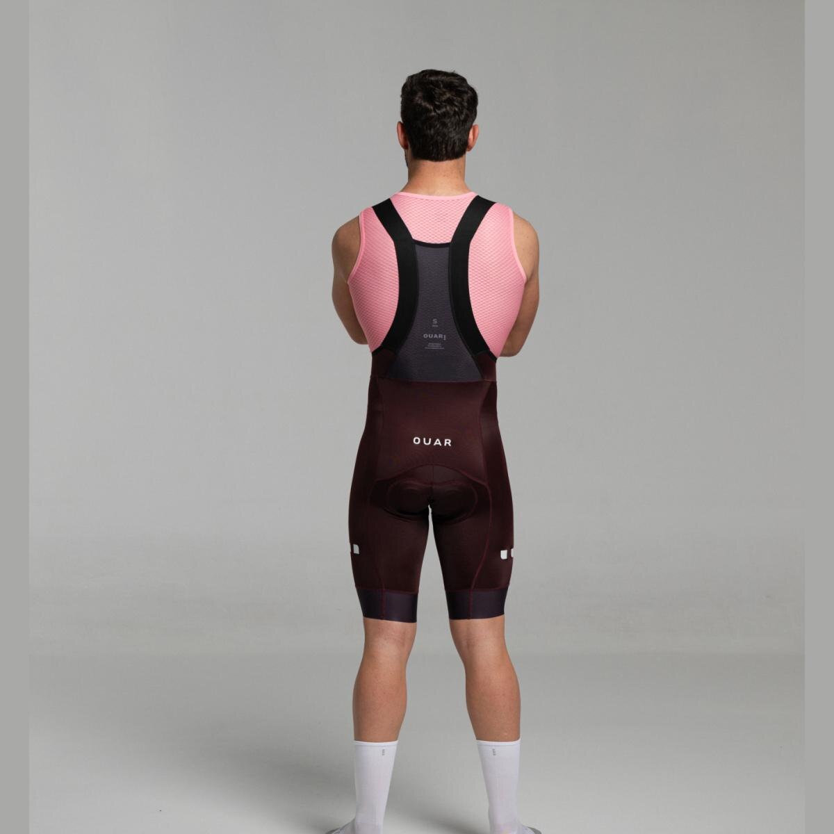 Culotte de ciclismo de Hombre Dark Burdeos EVO OUAR - Burdeos Burdeos-2