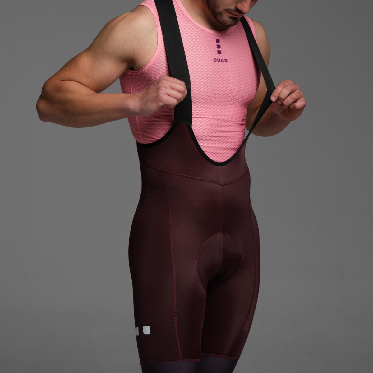 Culotte de ciclismo de Hombre Dark Burdeos EVO OUAR - Burdeos Burdeos-5