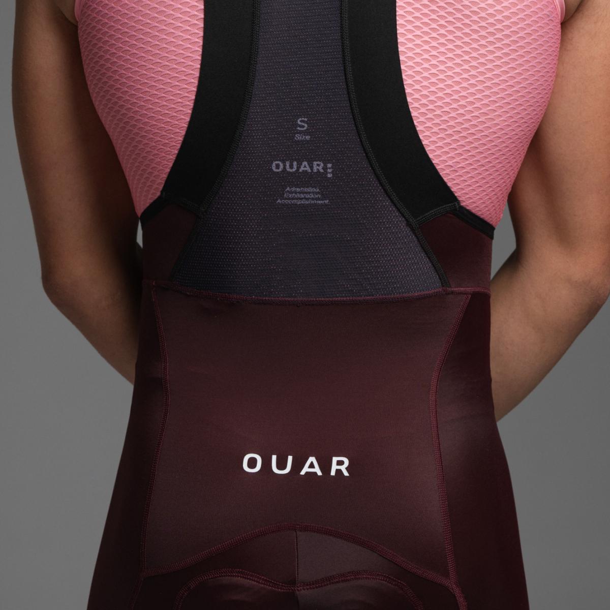 Culotte de ciclismo de Hombre Dark Burdeos EVO OUAR - Burdeos Burdeos-7