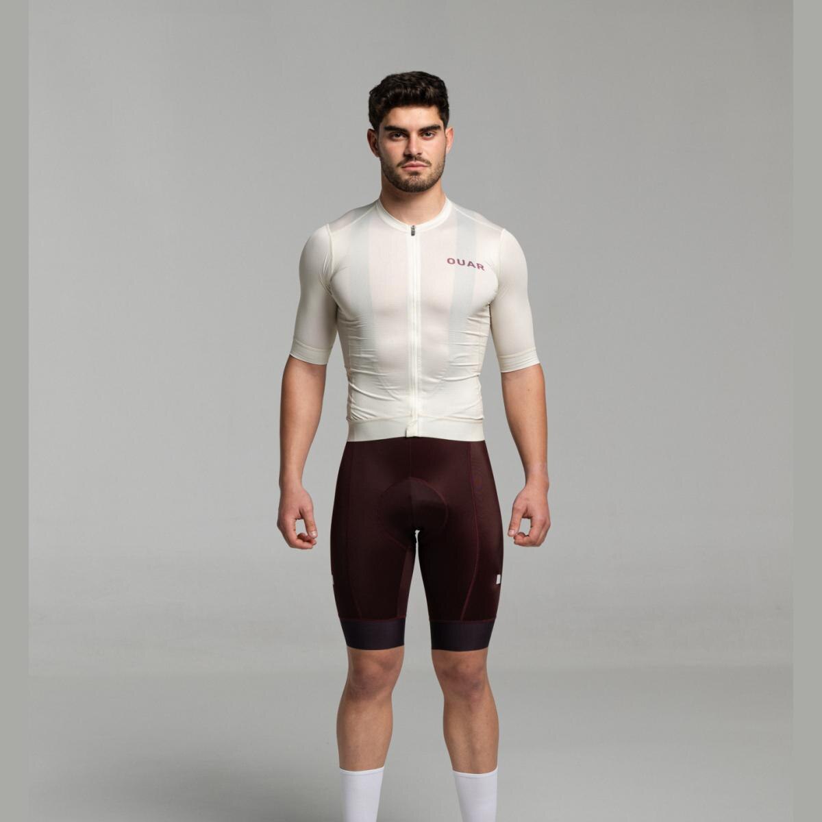 Culotte de ciclismo de Hombre Dark Burdeos EVO OUAR - Burdeos Burdeos-8