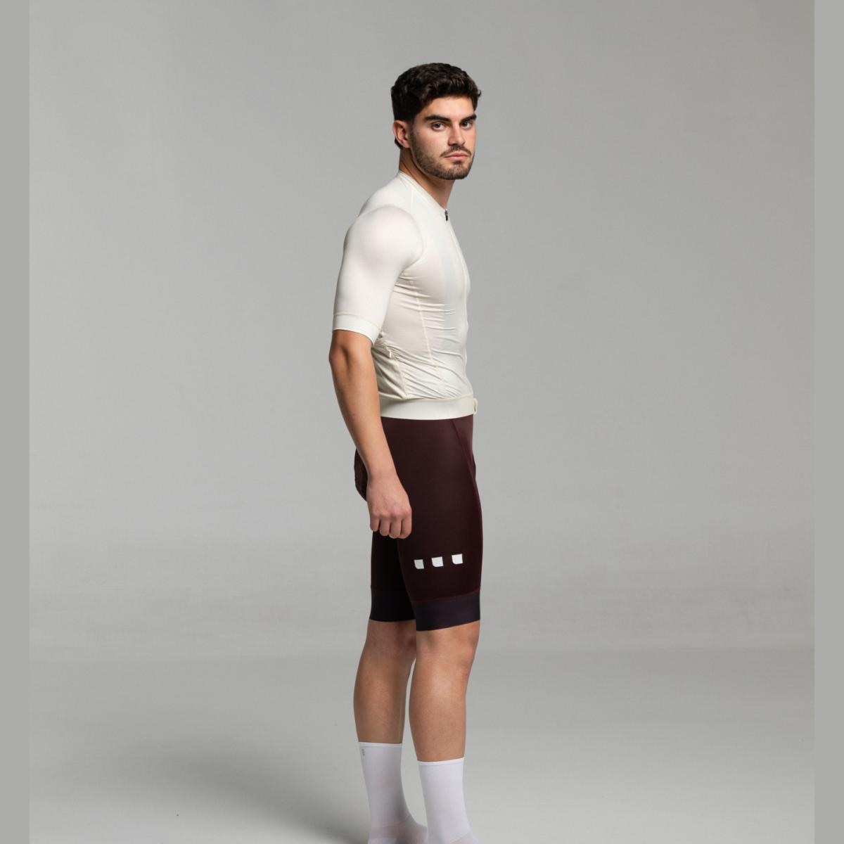 Culotte de ciclismo de Hombre Dark Burdeos EVO OUAR - Burdeos Burdeos-9