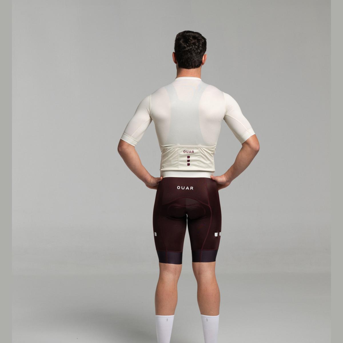 Culotte de ciclismo de Hombre Dark Burdeos EVO OUAR - Burdeos Burdeos-10