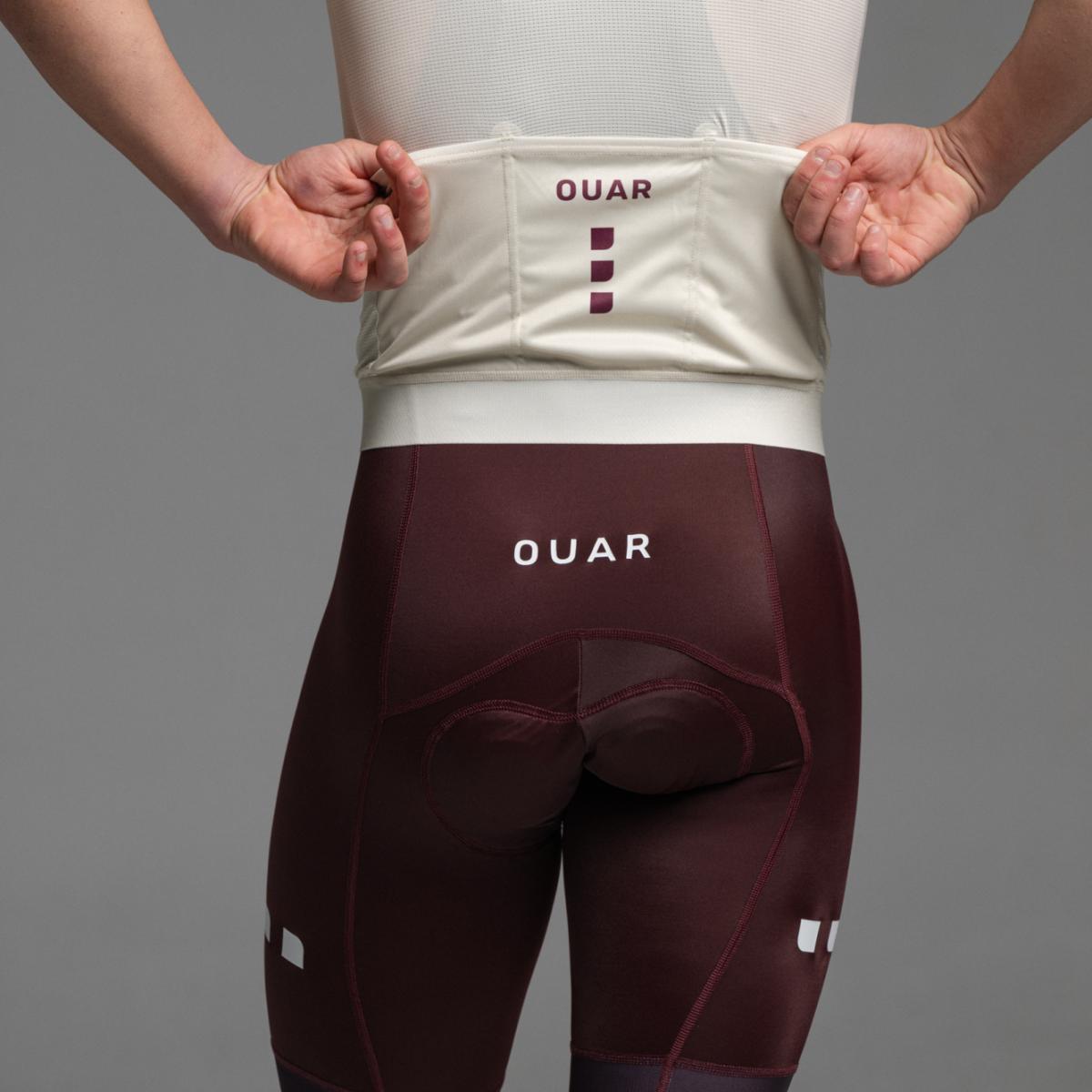 Culotte de ciclismo de Hombre Dark Burdeos EVO OUAR - Burdeos Burdeos-12
