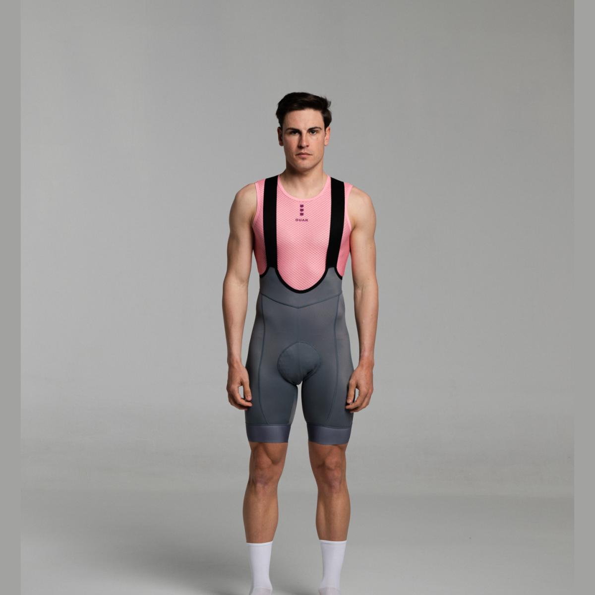 Culotte de ciclismo de Hombre Titanium EVO OUAR - Gris acero Gris acero-1