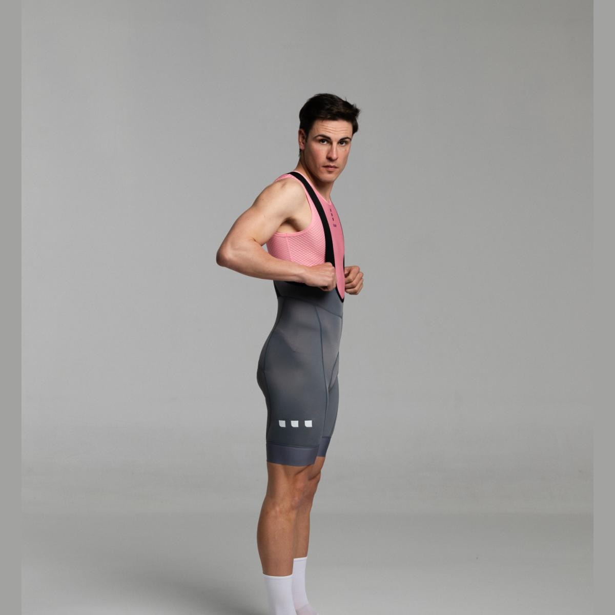 Culotte de ciclismo de Hombre Titanium EVO OUAR - Gris acero Gris acero-2