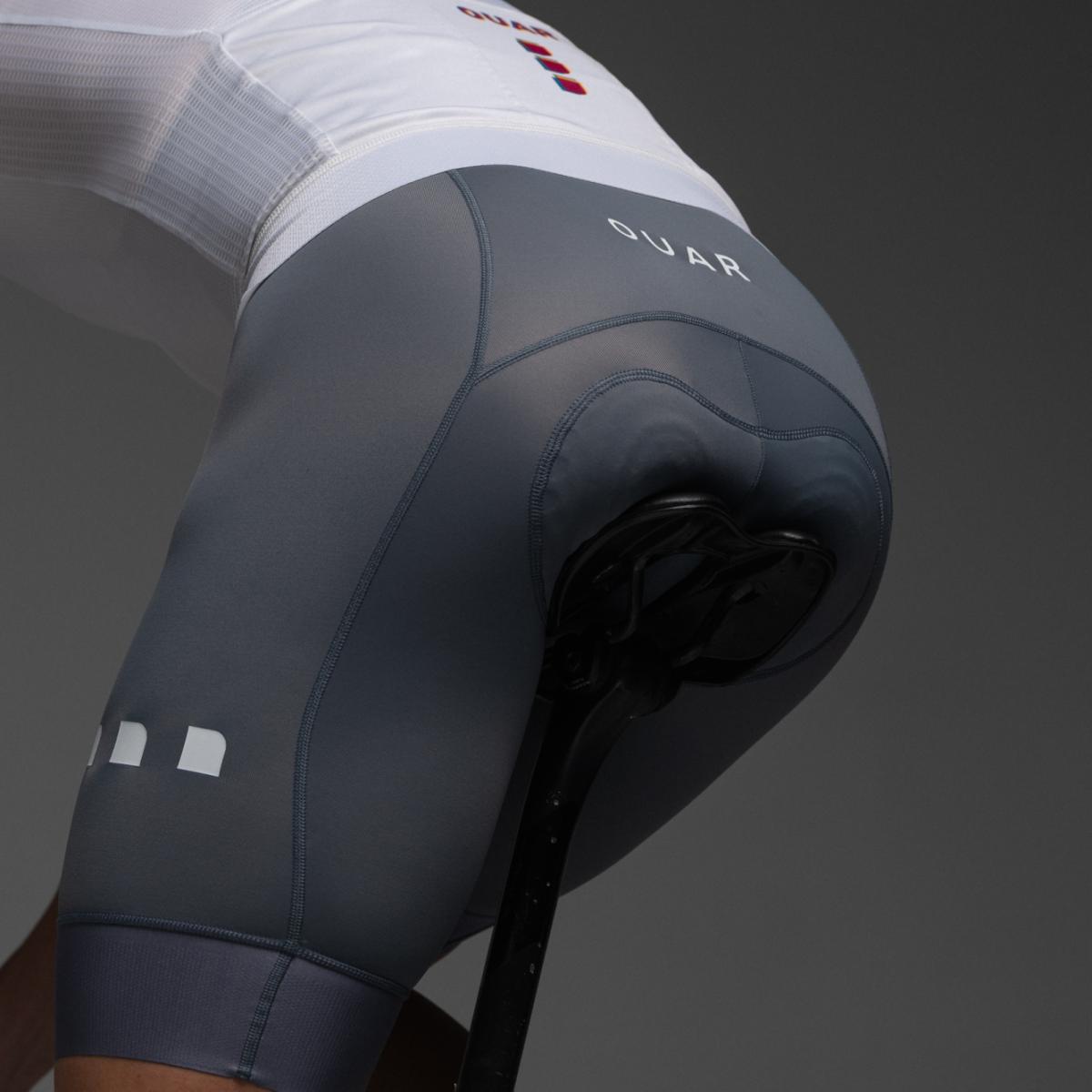 Culotte de ciclismo de Hombre Titanium EVO OUAR - Gris acero Gris acero-13
