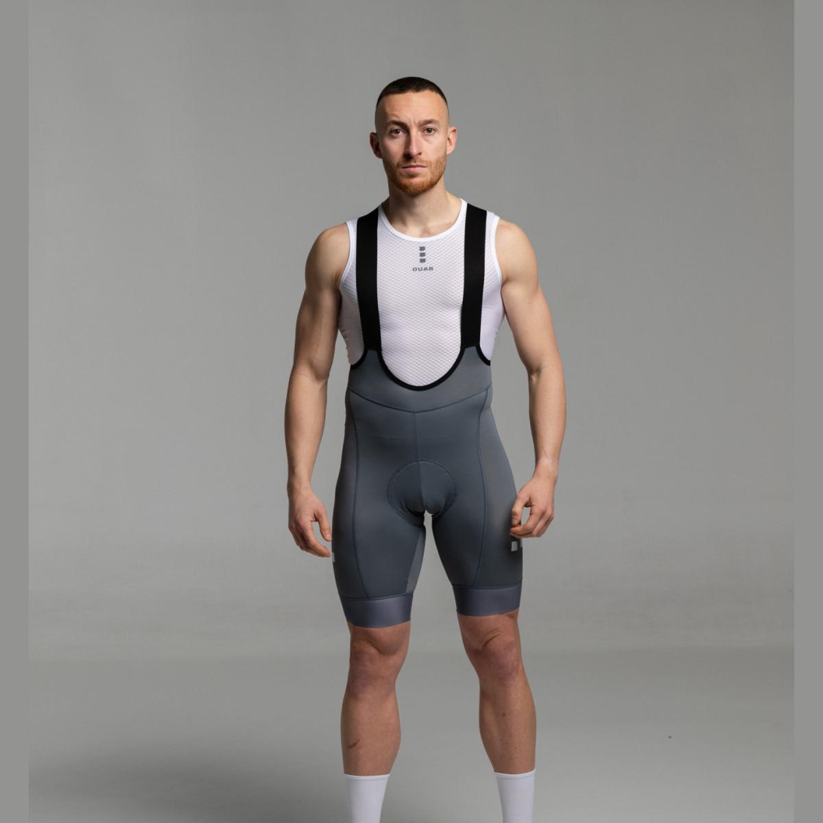 Culotte de ciclismo de Hombre Titanium EVO OUAR - Gris acero Gris acero-14