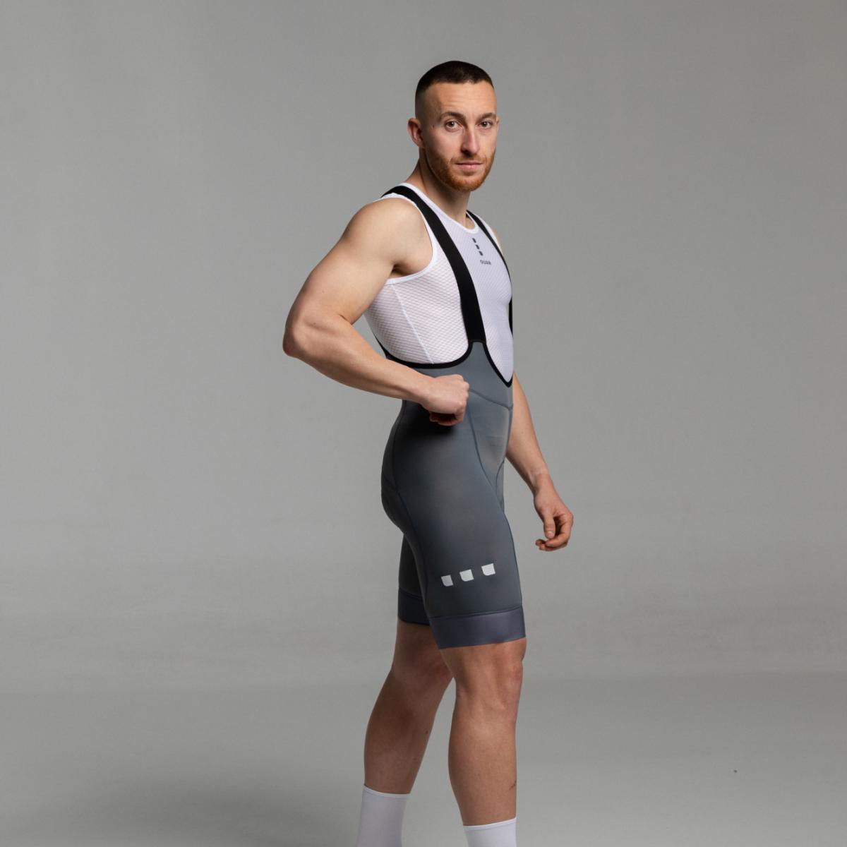 Culotte de ciclismo de Hombre Titanium EVO OUAR - Gris acero Gris acero-15