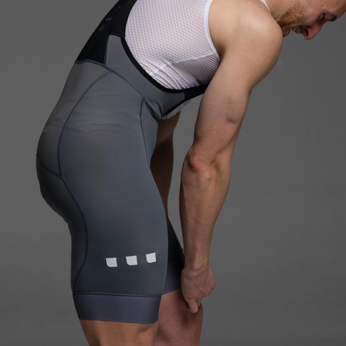 Culotte de ciclismo de Hombre Titanium EVO OUAR - Gris acero Gris acero-17