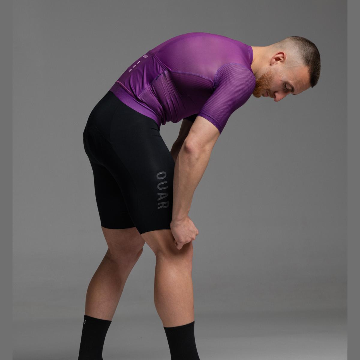 Culotte de ciclismo de Hombre Pure Black AERYS OUAR - Marrón Marrón-4