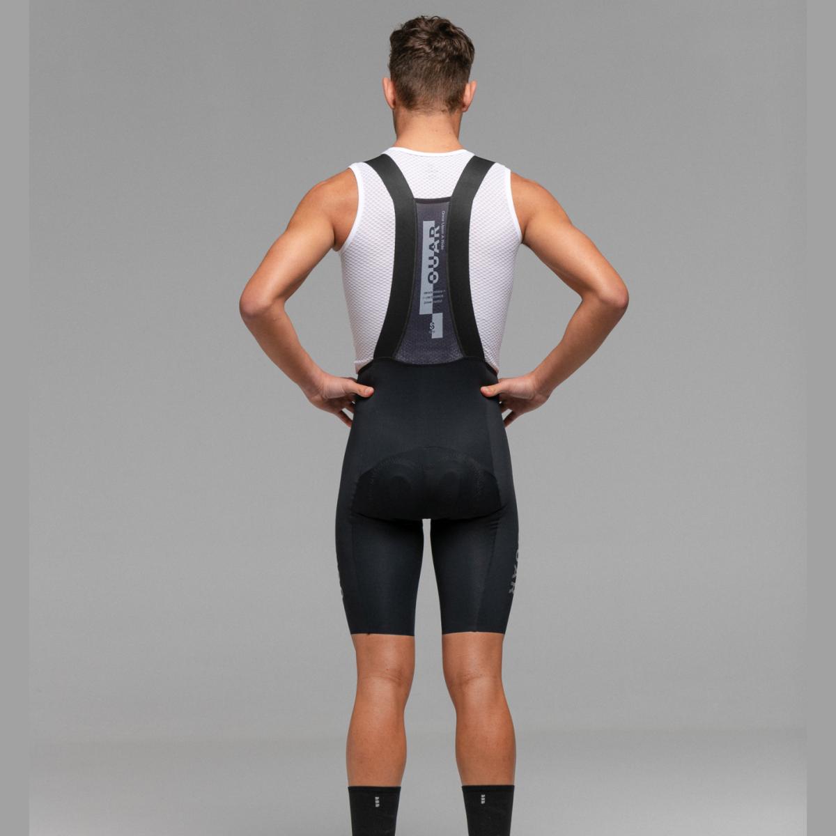 Culotte de ciclismo de Hombre Pure Black AERYS OUAR - Marrón Marrón-12