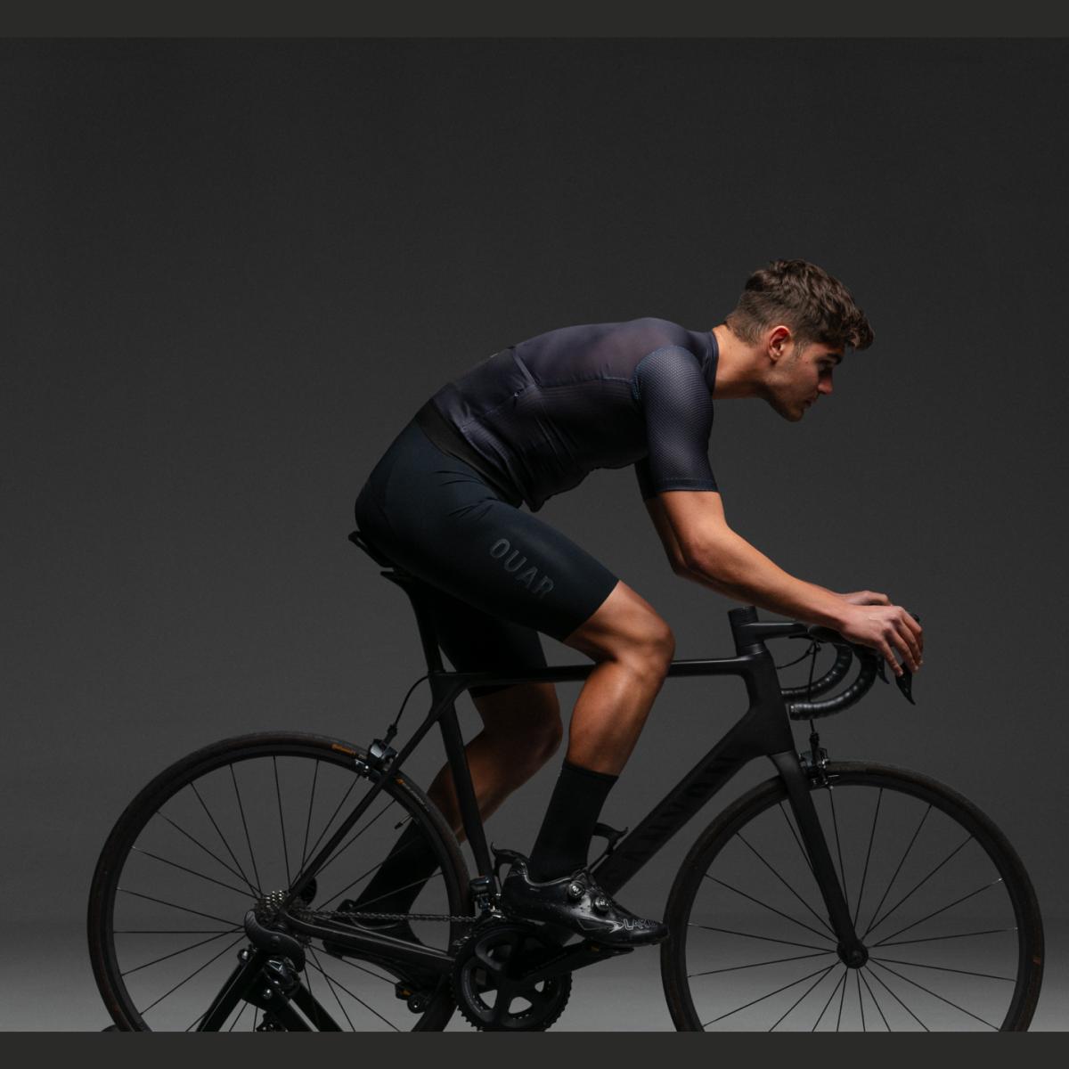 Culotte de ciclismo de Hombre Pure Black AERYS OUAR - Marrón Marrón-21